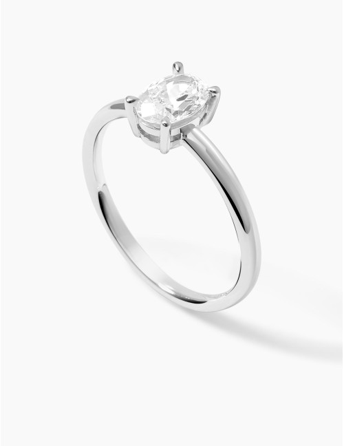 Bague Madeleine argent grande