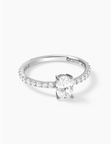 Bague Madeleine accompagnée argent grande