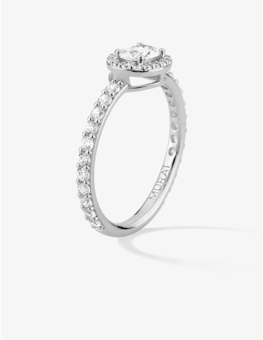 Bague Concorde Halo argent