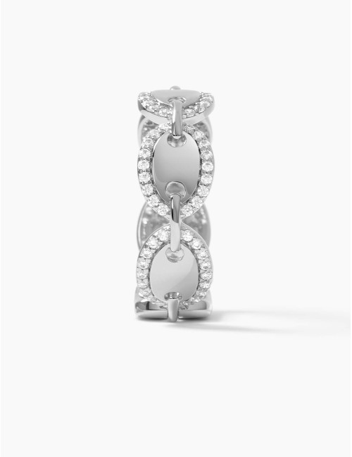 Bague Café Lumière Loop argent