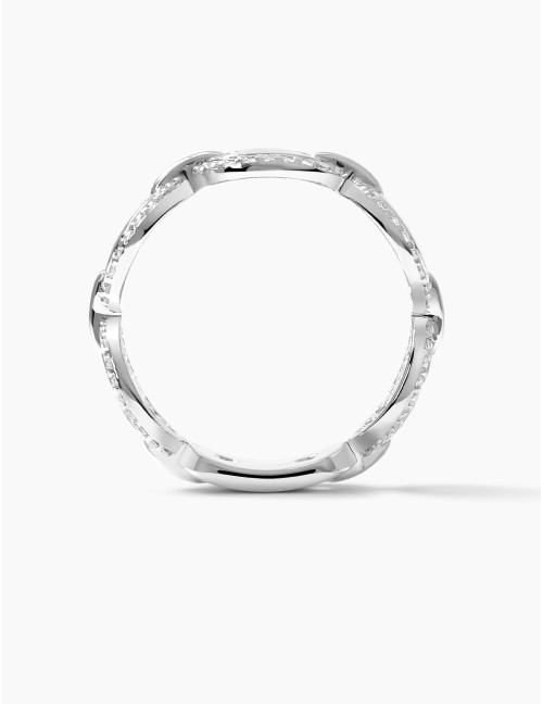 Bague Café Lumière Loop argent