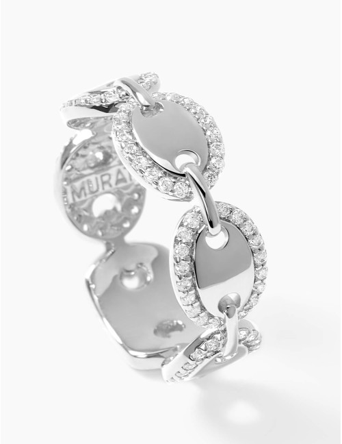 Bague Café Lumière Loop argent