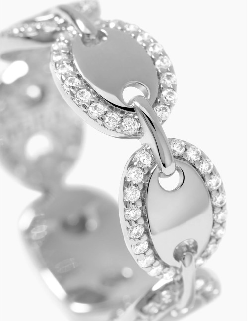 Bague Café Lumière Loop argent