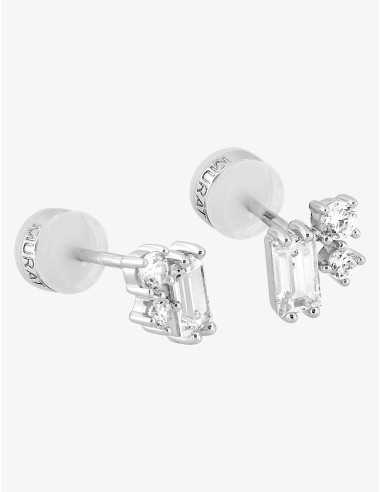 Boucles d’oreilles Harmonie Twist argent