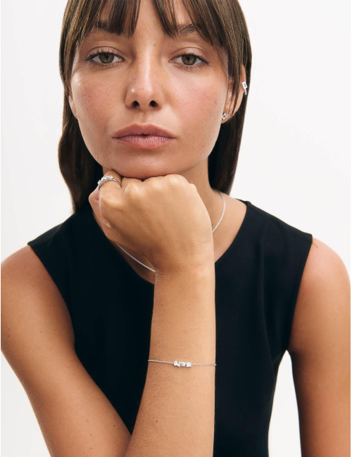 Bracelet Harmonie Twist argent