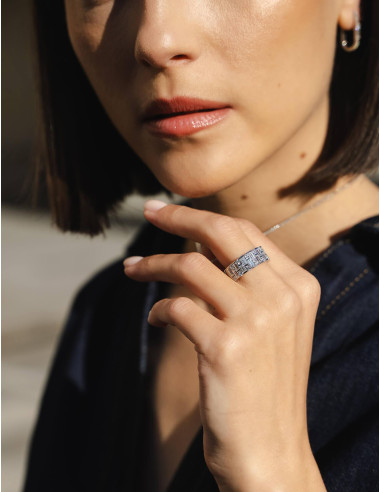 Bague Façades Palais argent