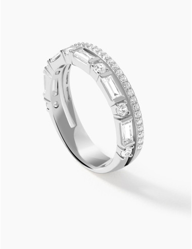 Bague Façades Galerie argent