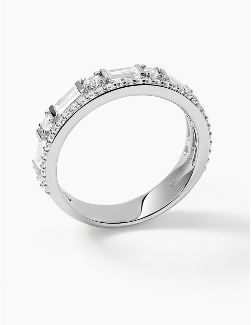 Bague Façades Galerie argent