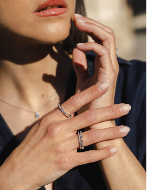 Bague Façades Galerie argent