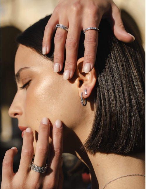 Bague Façades Galerie argent