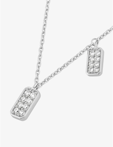 Collier Les Pavés argent