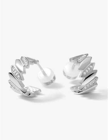 Boucles d’oreilles Minuit argent