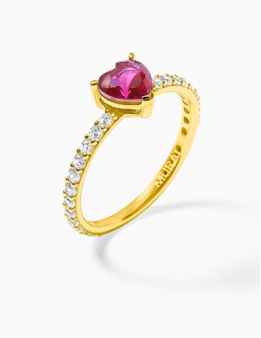 Bague Sacré-Cœur accompagnée argent