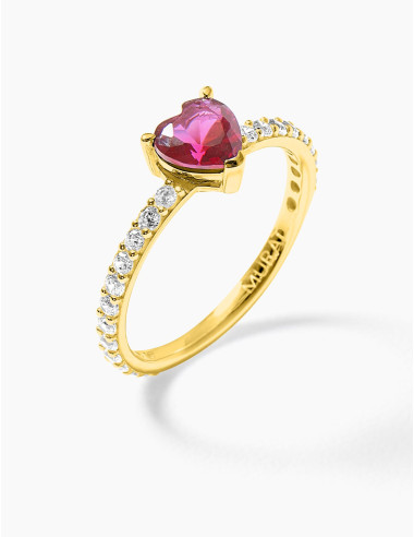 Bague Sacré-Cœur accompagnée argent