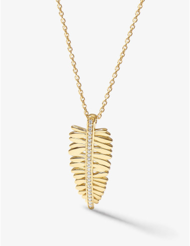Collier La Feuille de Fougère doré