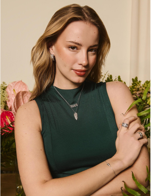 Bracelet La Feuille de Fougère argent