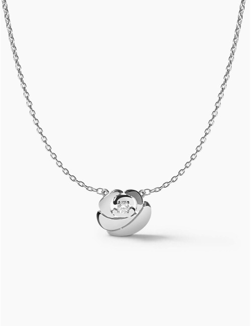 Collier La Rose argent