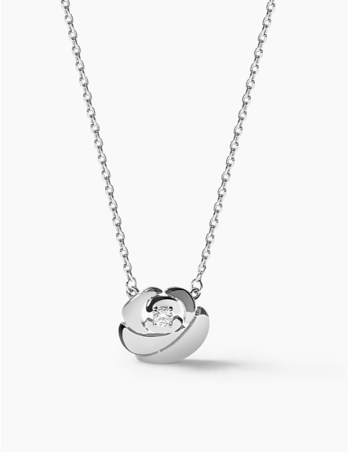 Collier La Rose argent