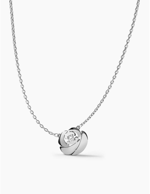 Collier La Rose argent