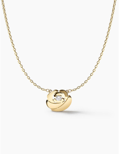 Collier La Rose doré