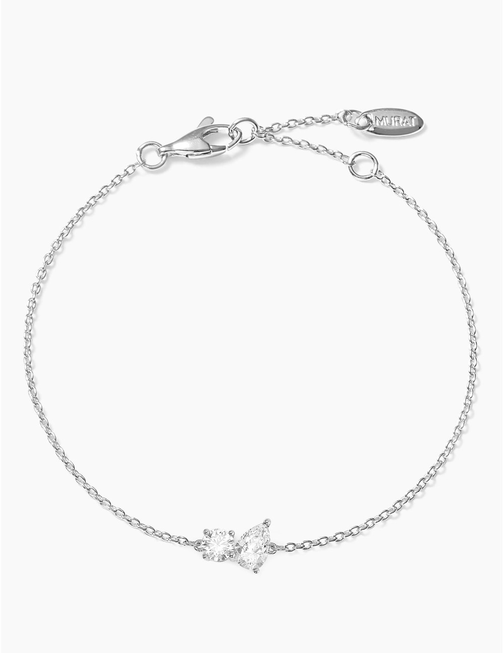 Bracelet Toi & Moi Twist argent