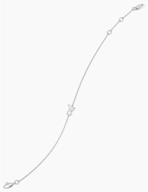 Bracelet Toi & Moi Twist argent