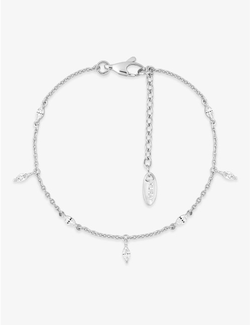 Bracelet Goutte Royale Argent