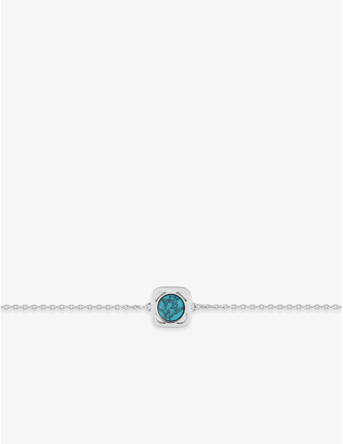 Bracelet Aventure Turquoise Argent