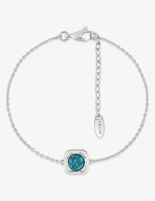 Bracelet Aventure Turquoise Argent