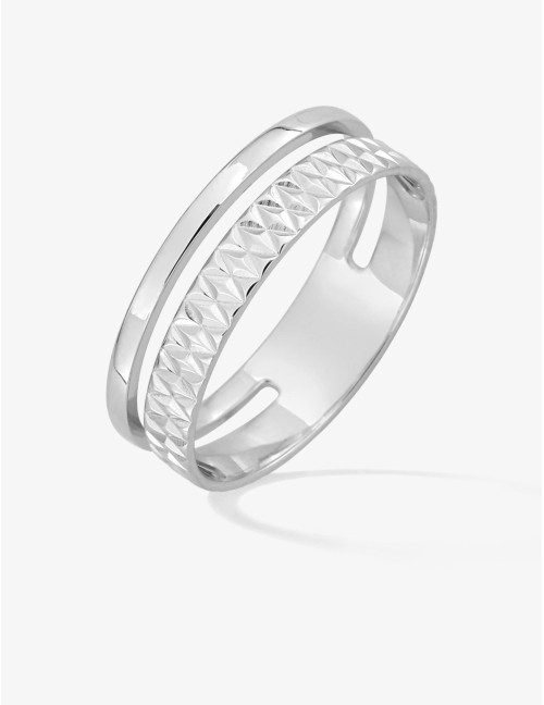 Bague Aventure argent rhodié
