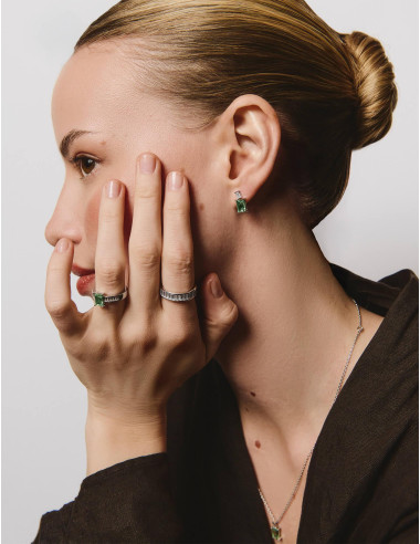 Bague Baguettes argent