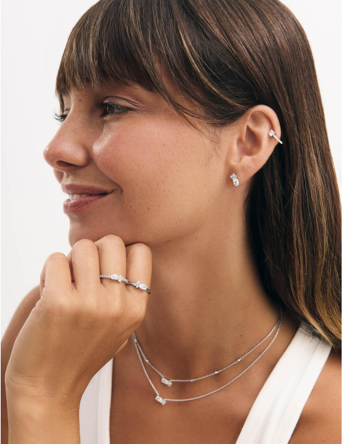 Boucles d’oreilles Royale Twist argent