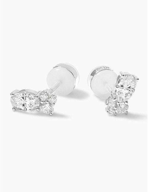 Boucles d’oreilles Royale Twist argent