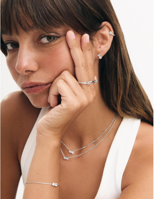 Boucles d’oreilles Royale Twist argent