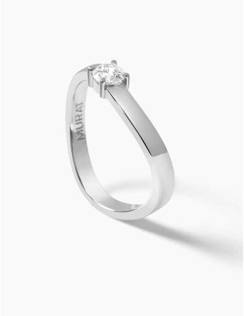 Bague Seine Solitaire argent