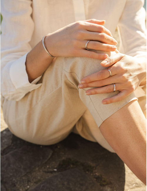 Bague Seine Reflets argent