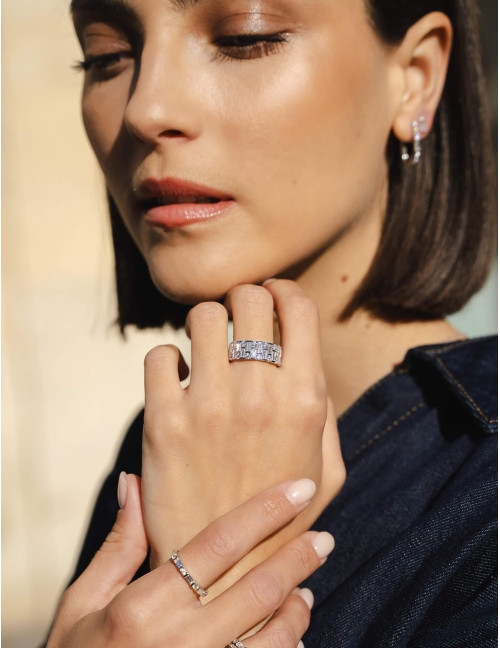 Bague Façades Palais argent