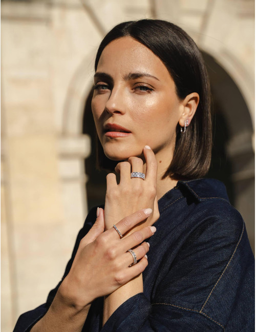 Bague Façades Terrasse argent