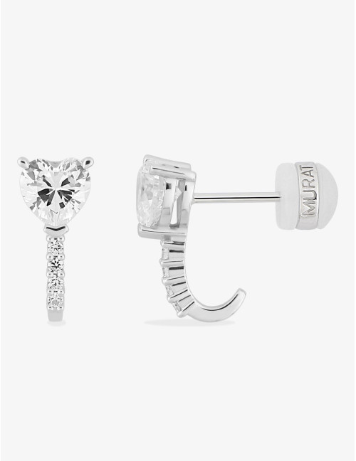 Boucles Sacré-Cœur argent
