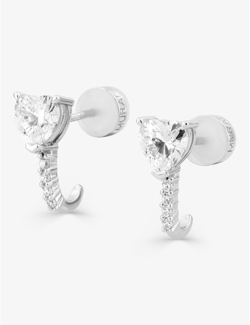 Boucles Sacré-Cœur argent