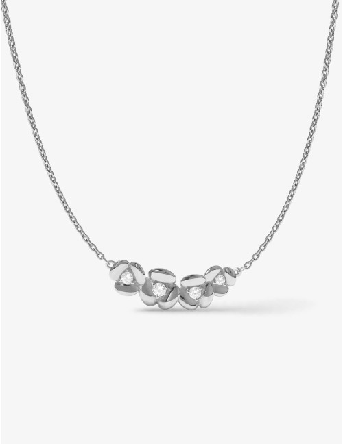 Collier L'Hortensia Bouquet argent
