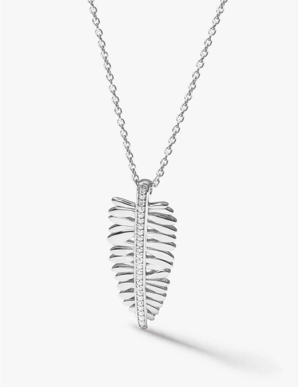 Collier La Feuille de Fougère argent