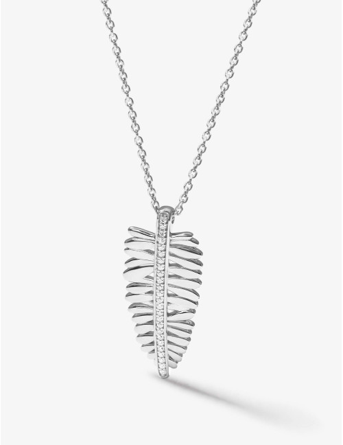 Collier La Feuille de Fougère argent