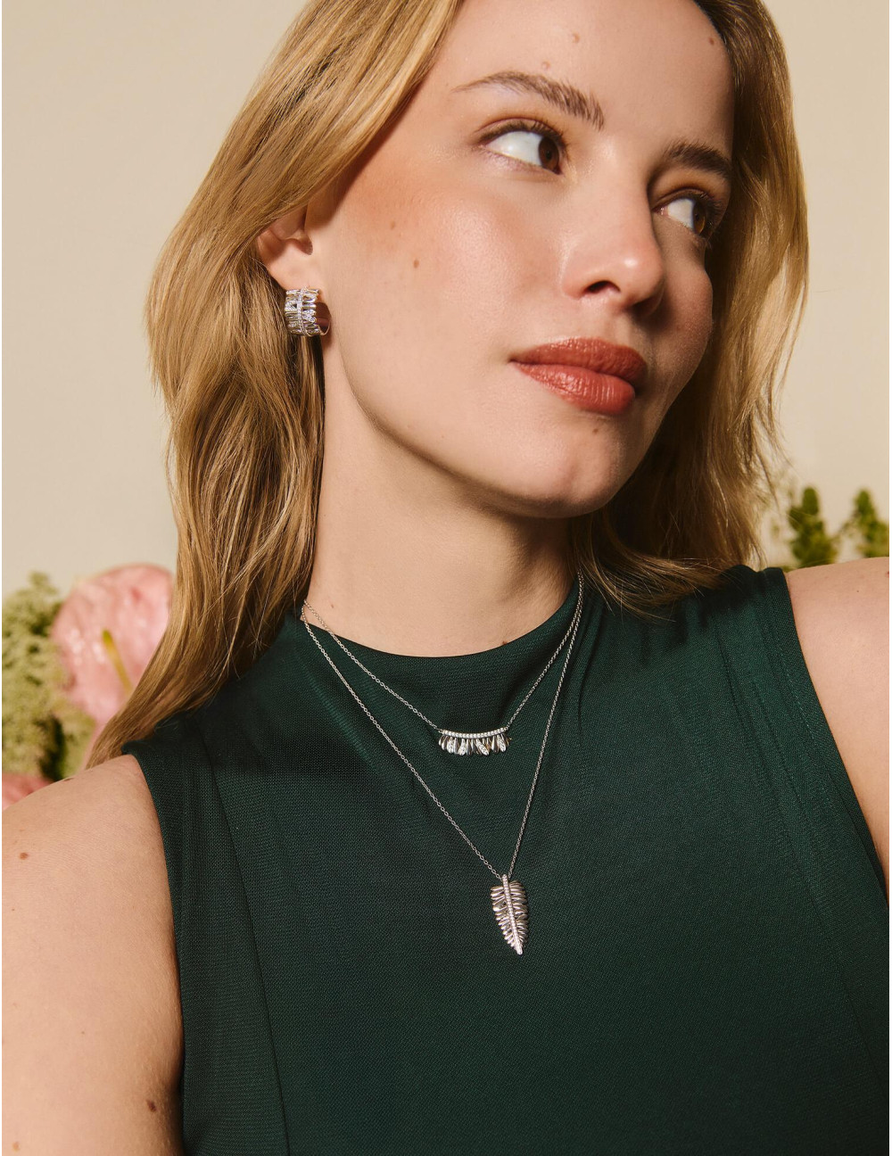 Collier Les Fougères argent