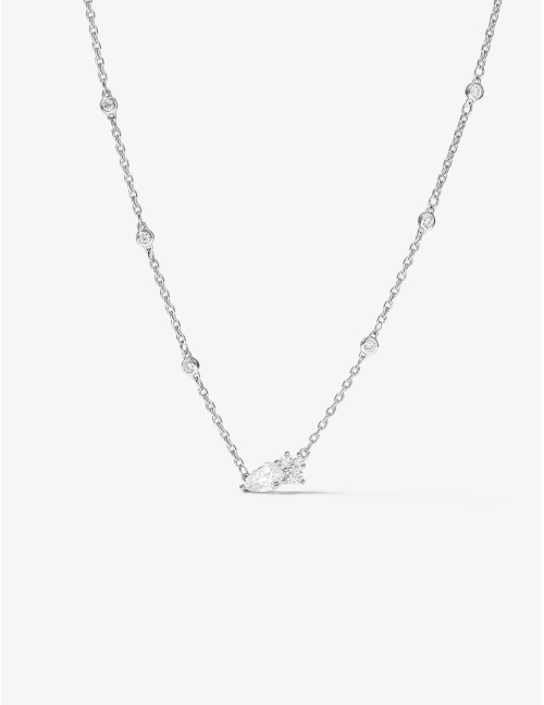 Collier Goutte Twist Absolue Argent