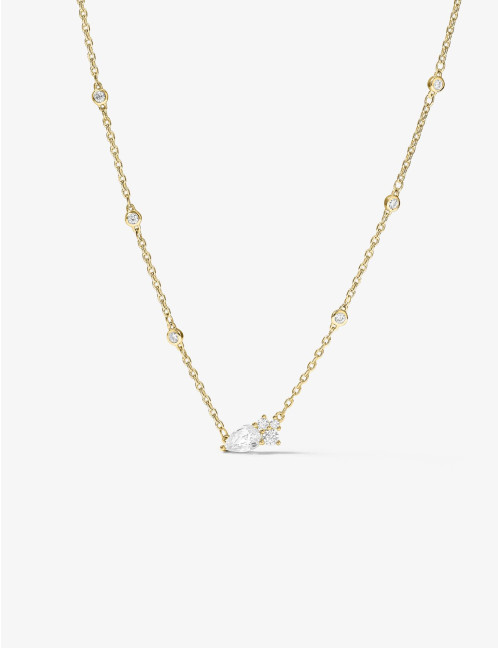 Collier Goutte Twist Absolue Doré