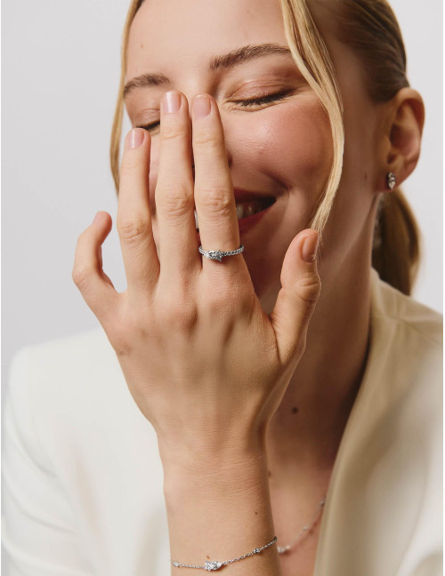 Bracelet Goutte Twist Absolue Argent