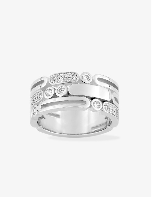 Bague Rythme Graphique XL
