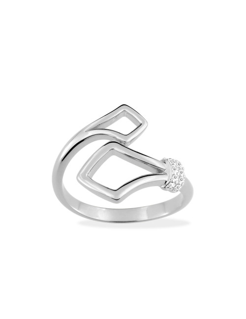Bague Duo Élégance Royale argent