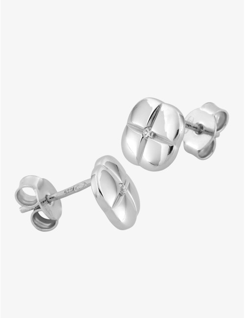 Boucles d’oreilles Graphique Icône argent